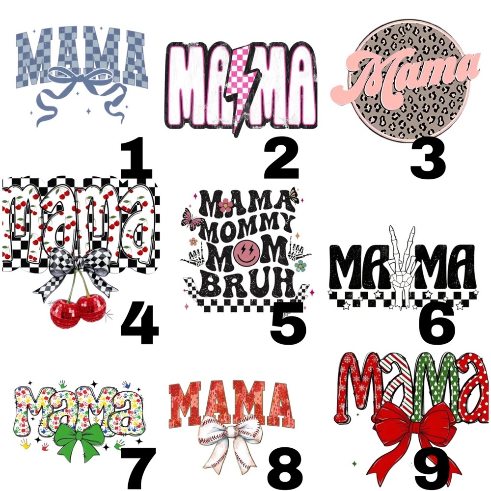 Colorful Mama Graphic Tees